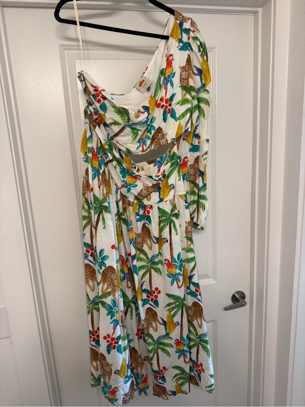 Tropical Farm Rio One-Shoulder Dress